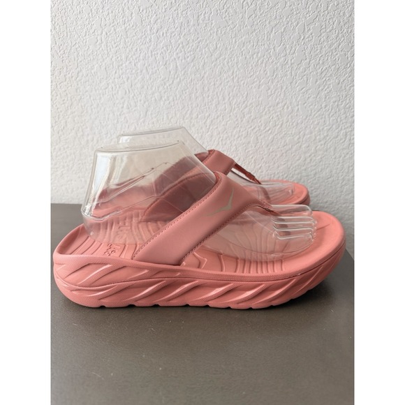 Hoka One One Ora Recovery Women Flip 1117910 Earthenware Size 9 - Picture 2 of 7